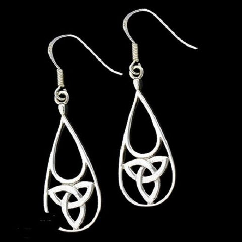 316L Celtic Trinity Knot Stainless Steel Earrings