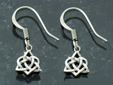 316 L Stainless Steel Sister Knot Trinity dangle Earrings