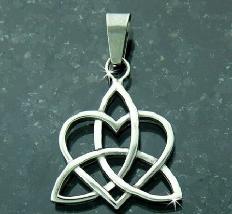 316 L Stainless Steel Sister's Knot Trinity Pendant no chain
