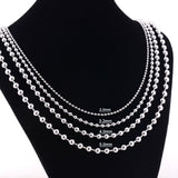 Stainless Steel 26 Inch 3.2mm Ball Link Neck Chain Necklace