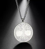 Stainless Steel Celtic Tree of Life Necklace with 60 cm (23.62 in)  chain