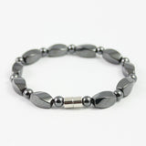 Magnetic Hematite Bracelet with magnetic clasp 18.5 cm (7.28 in)