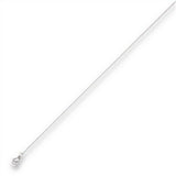 STAINLESS STEEL 1.5mm ROUND Cable CHAIN 24 Inches
