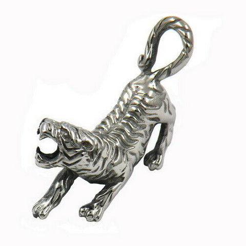 Stainless Steel 3D   Tiger Pendant  no chain