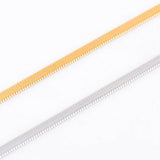 Stainless Steel 22 Inch 3.5 mm Flat Silver Color Snake Neck Chain Necklace
