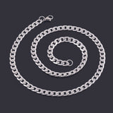 Stainless Steel 24 Inch 2 mm Cuban Curb Chain