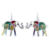 Multi-color Earrings Horse, Elephant, Turtle, Crab, Butterfly, Dolphin, Starfish