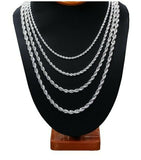 Stainless Steel 66 cm (25.98) Inch 3 mm  Rope Necklace