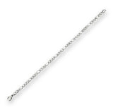 STAINLESS STEEL FIGARO Bracelet 7.25 in 4mm width