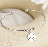 316L Stainless Steel Open Clover Bracelet