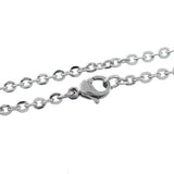Stainless Steel 25 5/8(65cm) Inch 2.5 mm link cable Chain Necklace