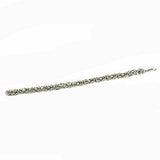 Stainless Steel Byzantine Bracelet  9 inches 7mm thick