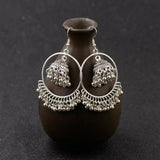 India Style Bell Drop Earrings with Tassels