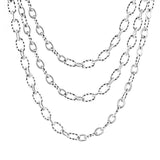 STAINLESS STEEL Twisted Egg Rolo Chain 70 cm  (27.56 in)