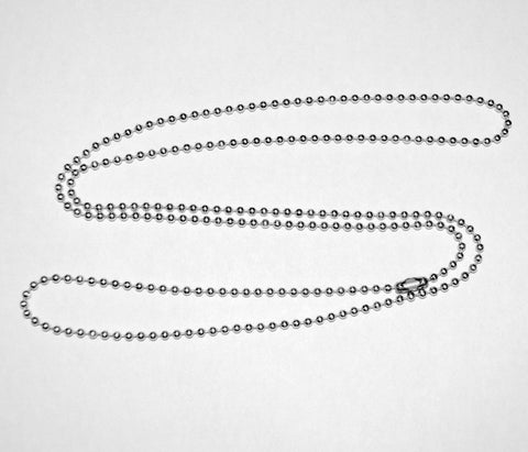 Stainless Steel 30 Inch 2.0mm Ball Link Neck Chain Necklace