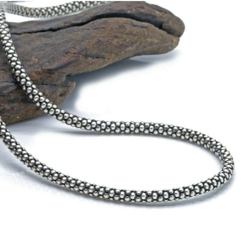 Stainless Steel Popcorn Chain 2.4 mm 22,24 in