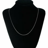Stainless Steel 50.5 cm (19.78 Inch) 1 mm Rounded Box Neck Chain Necklace