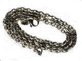 Stainless Steel 22 Inch 3mm Oval Link Neck Chain Necklace