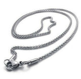 Stainless Steel Popcorn Chain 3 mm 22, 24 in