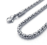 Stainless Steel Popcorn Chain 2.4 mm 22,24 in