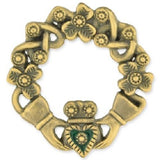 Pewter Irish Claddagh Pin