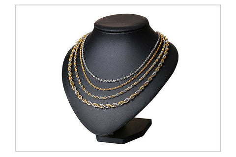 Stainless Steel 20 Inch 2 mm  Rope Necklace
