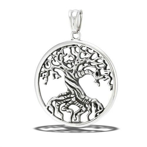 STAINLESS STEEL TREE OF LIFE PENDANT no chain
