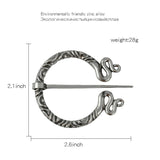 Viking Style Belt Buckle/ Brooch Cloak Pin Clasp Shoulder Shawl Scarf Clasp