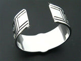 Pewter Celtic Triskele Cuff Bracelet