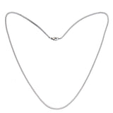 Stainless Steel 19 5/8 in (50cm) 2 mm Box Neck Chain Necklace