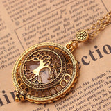 Magnifying Glass Tree of Life Necklace
