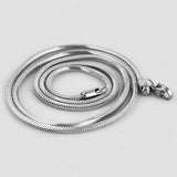 Stainless Steel 50 cm (19.68 in) 2mm Square Snake Chain with lobster clasp