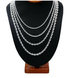 Stainless Steel 50 cm (19.7 in) 2.5 mm  Rope Necklace