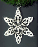 Celtic Claddagh  Snowflake Ornament/Pendant