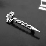 Scottish miniature Kilt Pin with Thistle and Sword