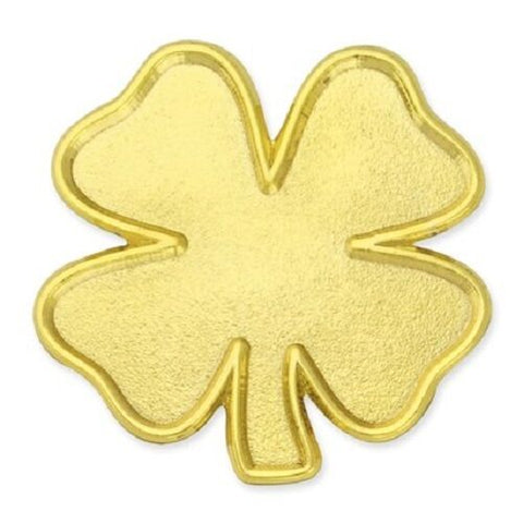 Gold Four Leaf Clover Pin Made in USA
