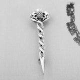 Scottish miniature Kilt Pin with Thistle and Sword