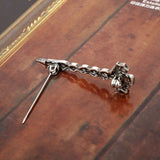 Scottish miniature Kilt Pin with Thistle and Sword