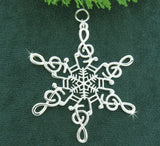 Pewter Music Note SnowWonders Snowflake - Bedazzled Designs