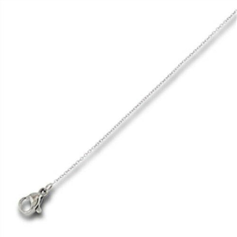 STAINLESS STEEL ROUND CABLE CHAIN  .8 mm 20 in