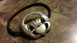 Irish Pewter Celtic Claddagh Hair Bobbin