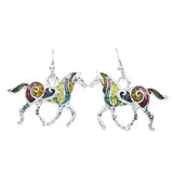 Multi-color Earrings Horse, Elephant, Turtle, Crab, Butterfly, Dolphin, Starfish