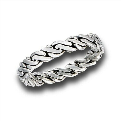 Sterling Silver Intricately Braided Ring
