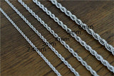 Stainless Steel 50 cm (19.7 in) 3 mm  Rope Necklace