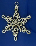 Pewter Music Note SnowWonders Snowflake - Bedazzled Designs