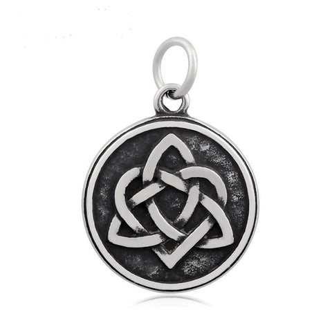 316L Stainless Steel Sister's Knot Trinity  Pendant no chain