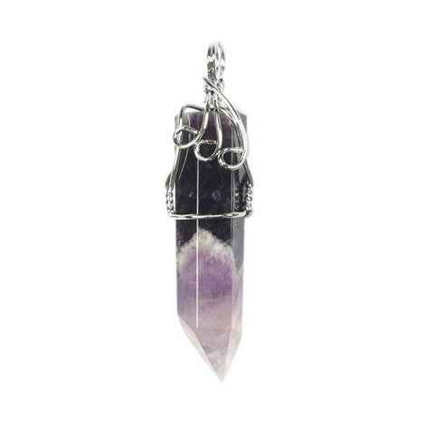 Amethyst Pendant  Approx. 15mm x 40mm
